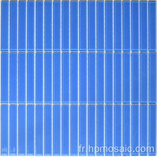 Tile de mosaïque Skyblue de taille 15x98 mm pour décoration murale